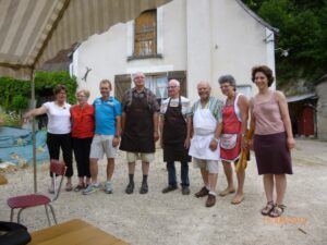 famille rouger et Caufourier qui nous a si bien accueilli